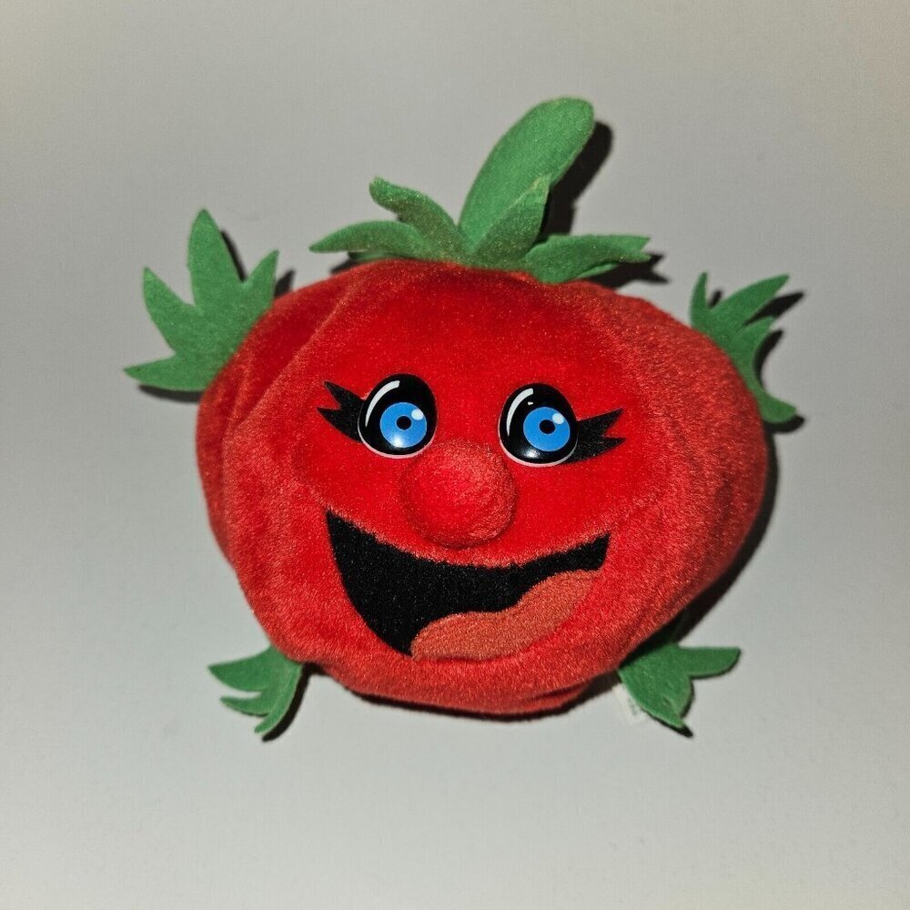 VTG Totally Tomato Bean Bag Plush Kid's Garden Babies Anthropomorphic Blue Eyes